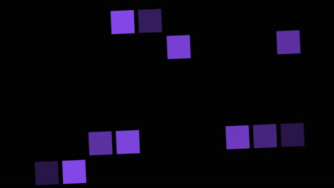 purple cubes pattern on black gradient