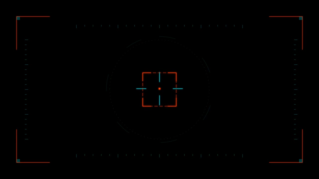 Digital Camera Viewfinder Overlay with Targeting Reticle
