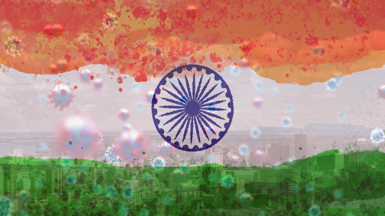 인도  ⁇ 발 위의 코로나 19 세포의 구성