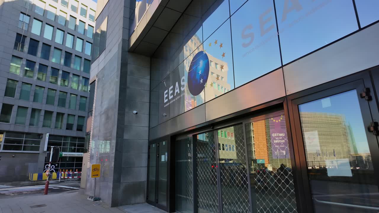 European External Action Service building in Brussels SEAE