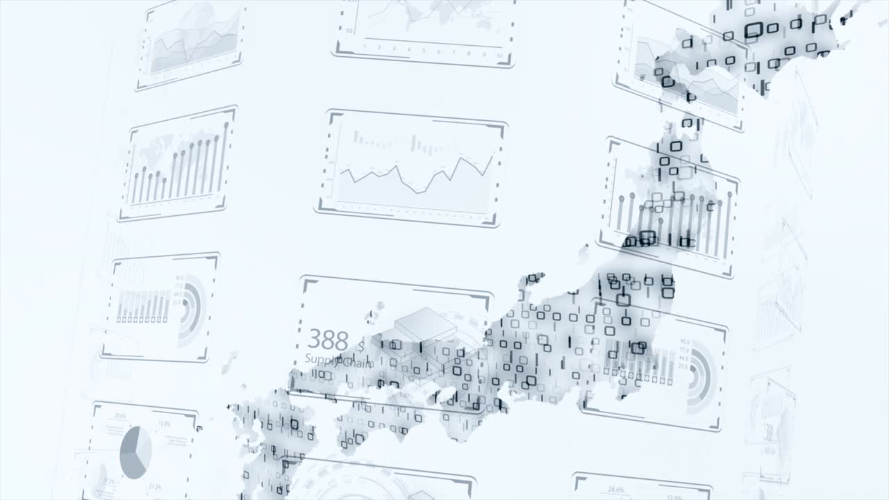 스마트 시티, 디지털 세계, 글로벌 커뮤니케이션 네트워크 개념, 6g 비즈니스 그래프, 글로벌 비즈니스