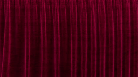 flying sideways red velvet curtain with alpha channel