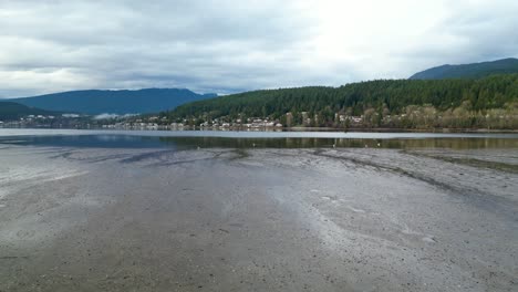 Ocean-shore-with-mud-in-the-city