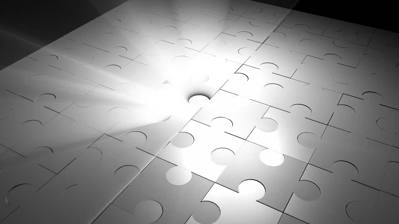 las piezas del rompecabezas en su lugar.