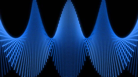 blue color dot shape pattern animation motion graphics