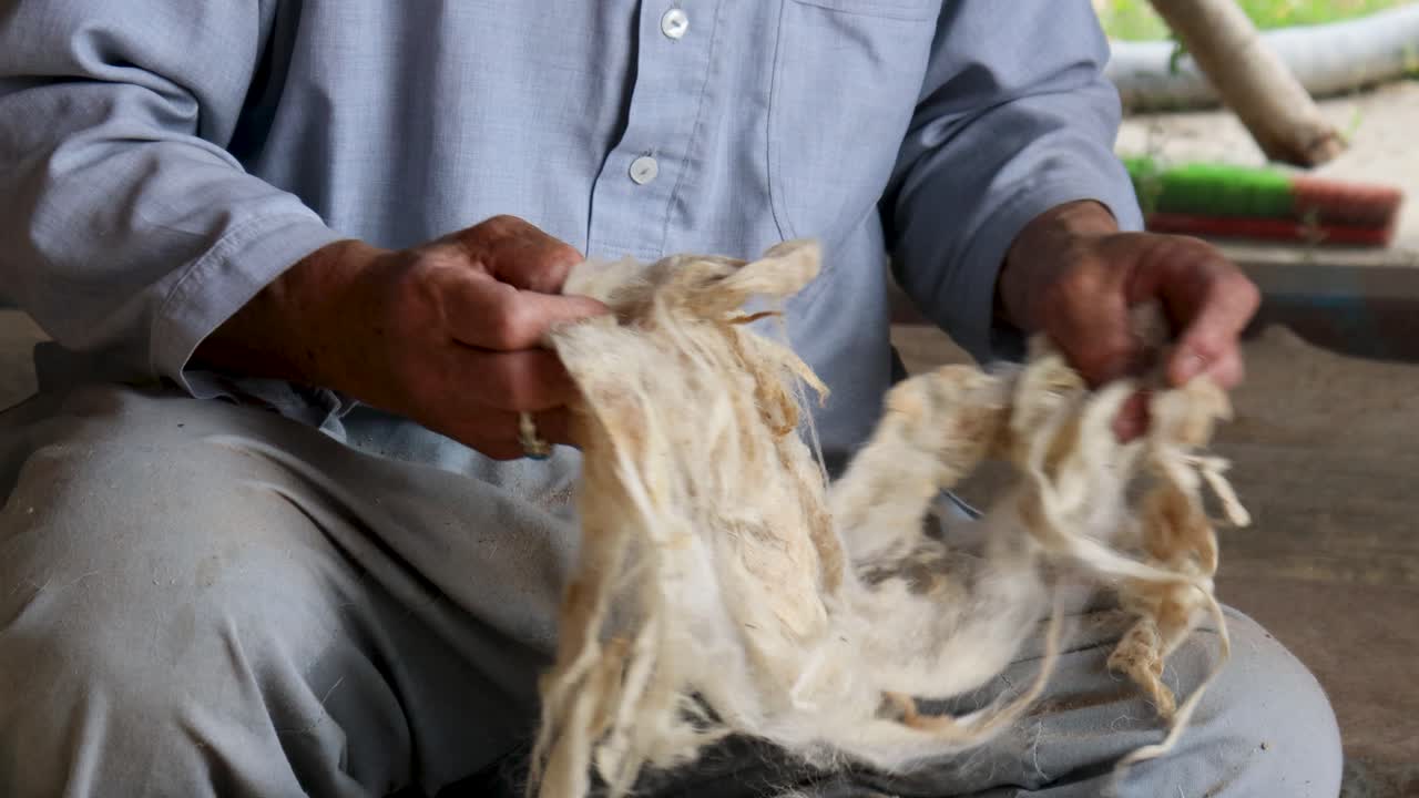 limpieza de algodón de cerca