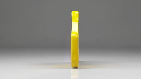 3d yellow thumbs up like icon