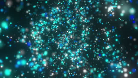 partículas brillantes abstractas