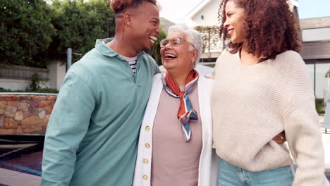 happy multi-generational family portrait