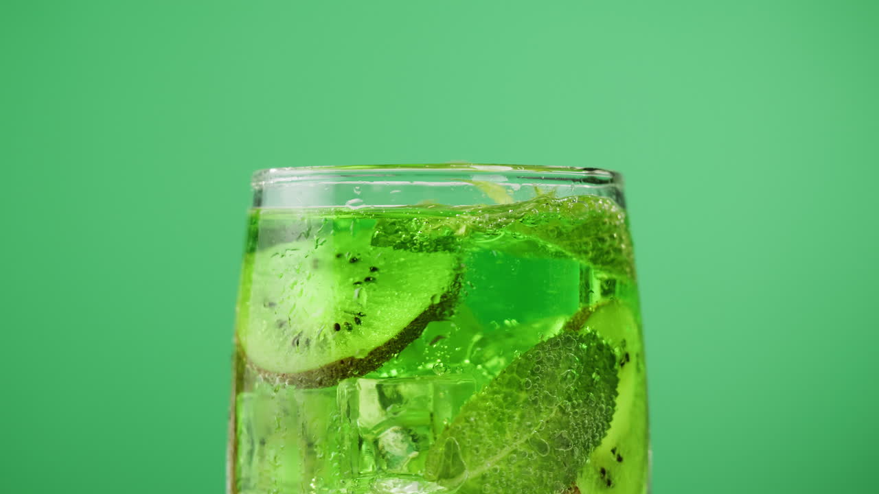 Refreshing Kiwi Soda