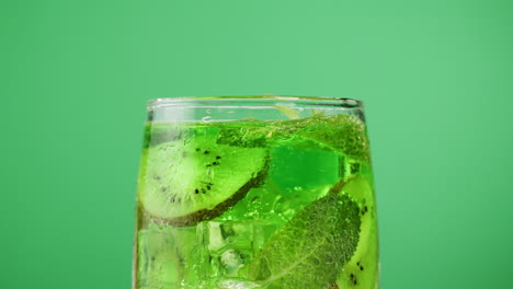 refreshing kiwi soda