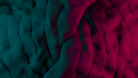 abstract fabric texture with teal and crimson gradient