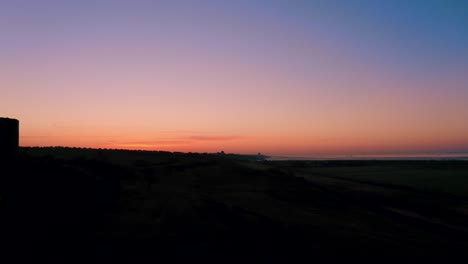 hadleigh castle dawn silhouete castle reveal pivot