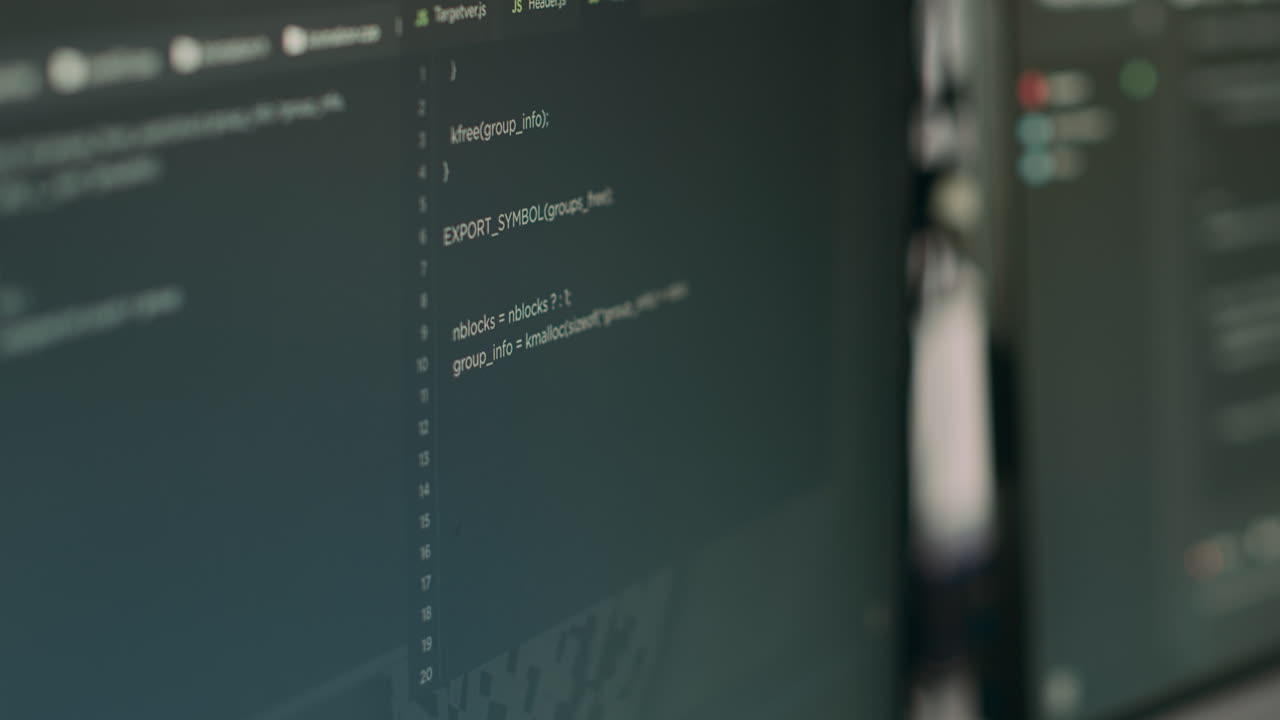 Program development with data on terminal window
