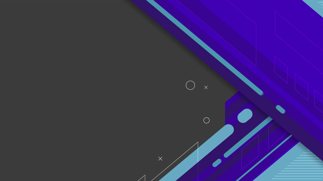 Abstract Geometric Background with Purple and Blue Shapes