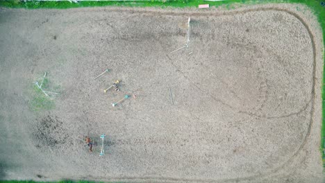 Aerial-view-of-three-horsemen