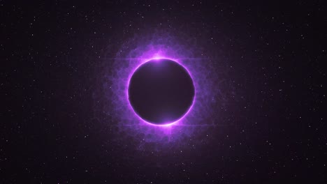 Animación-De-Fondo-Abstracto-Del-Eclipse-Solar