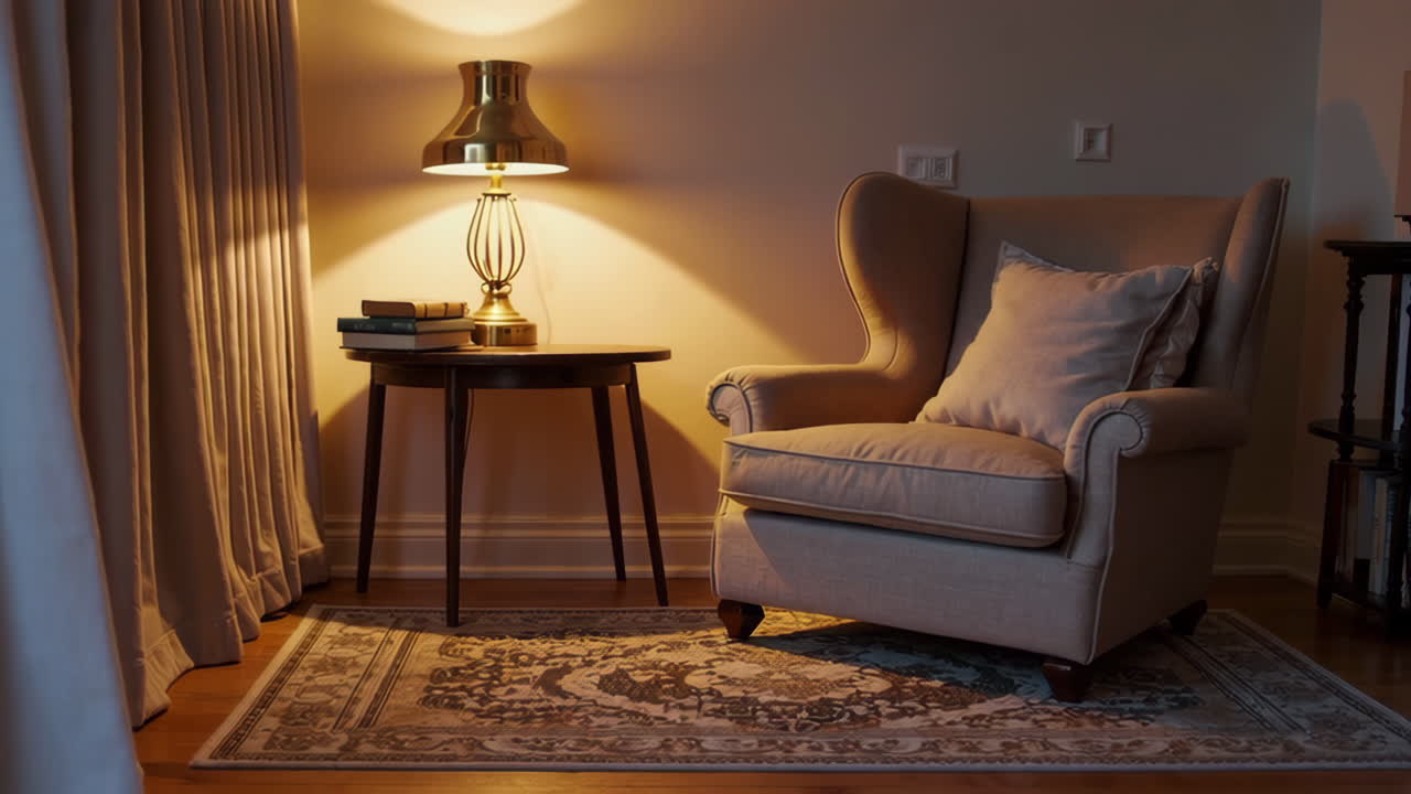 아한 독서 구석