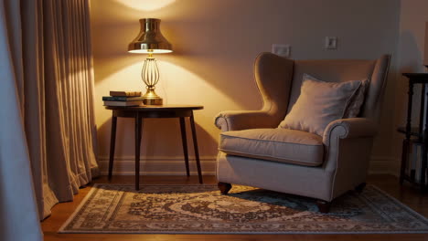 cozy reading nook