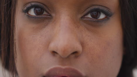 Portrait-happy-african-american-woman-smiling