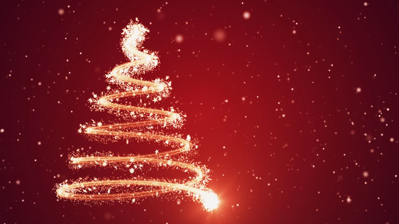 Albero di Natale scintillante