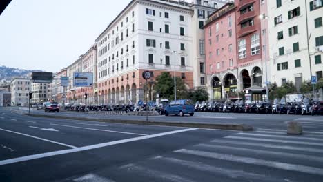 city street scene in italy