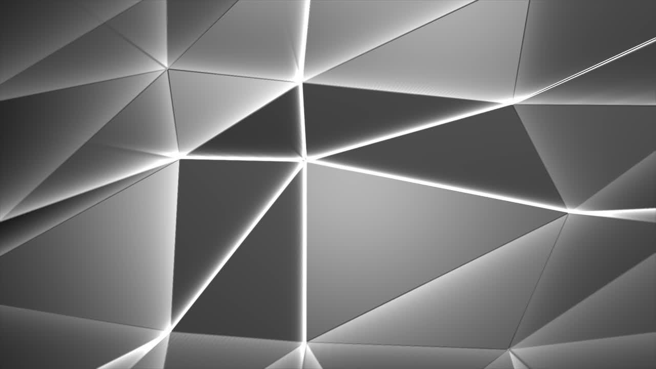 White Gray Smooth Abstract Plexus Abstract Network Technology Science Loop Animation