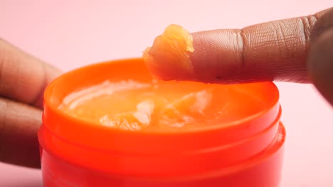 applying hand cream