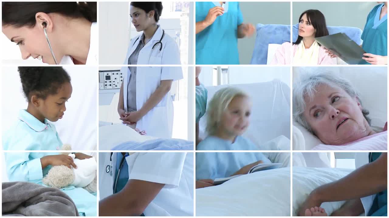 노인 환자 를 진료 하는 의사