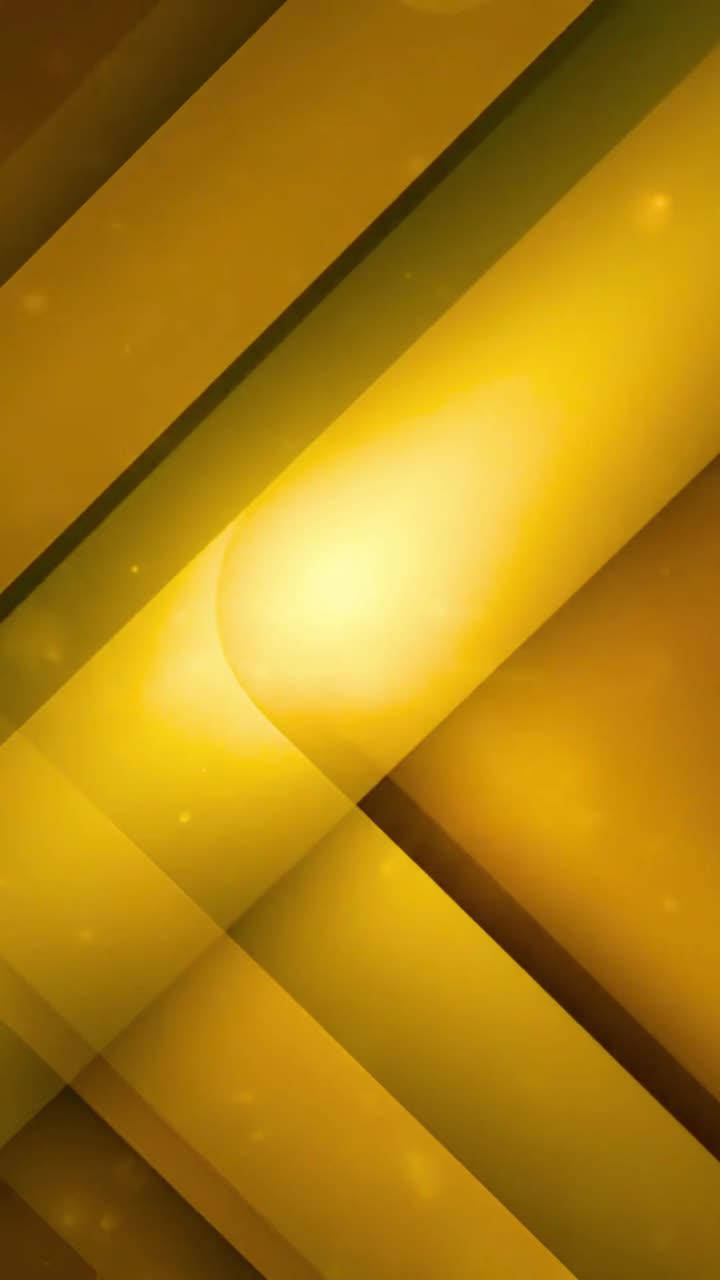 Sfondo in loop con linee geometriche dorate astratte in movimento