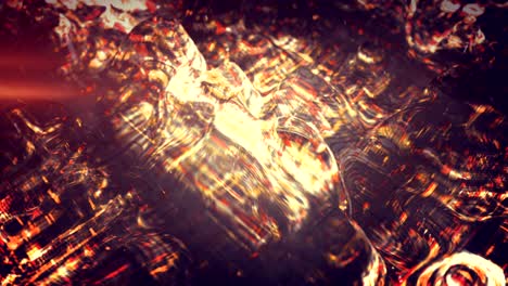 forma de onda con efecto de glitch bucle sin costuras animación de renderización 3d