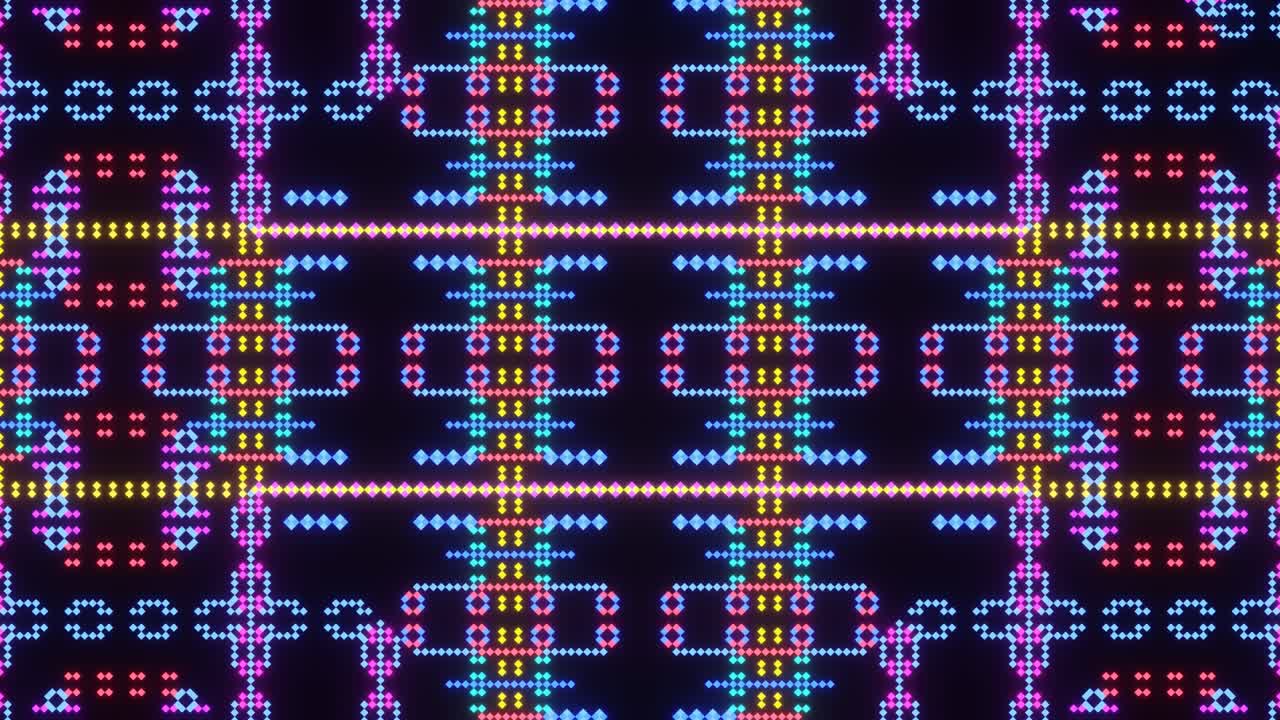 Shimmering Pixel Background VJ Loop