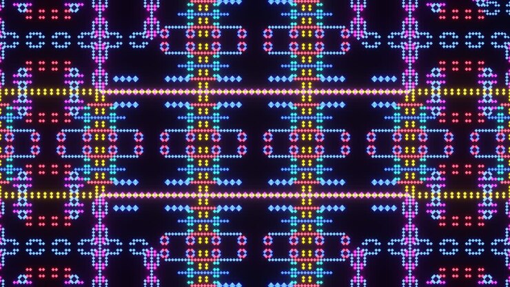 Shimmering Pixel Background VJ Loop