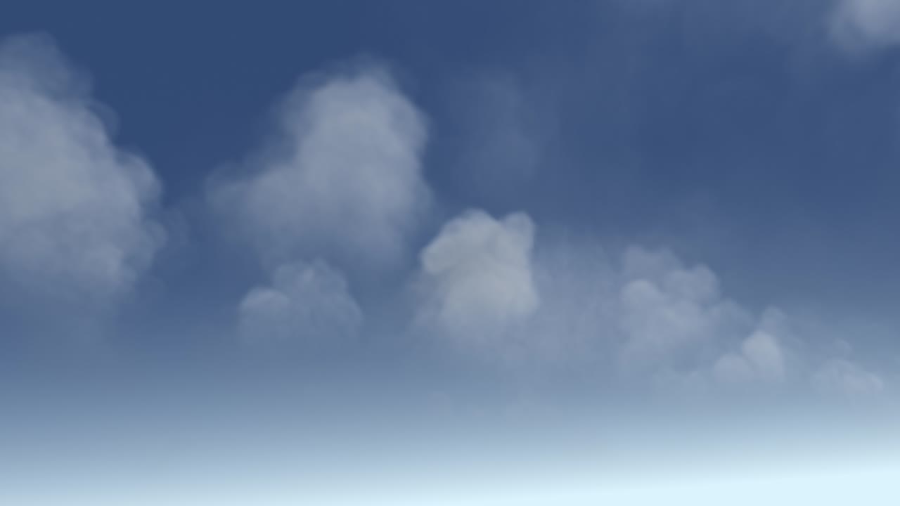 Wispy thin clouds gathering and disappearing, subtle slow and tranquil seamless loop backdrop