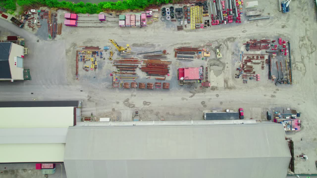 antena de arriba hacia abajo de fabricante de patio de acero de pittsburgh, pennsylvania, estados unidos