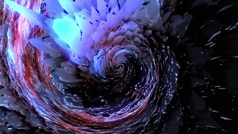 Abstract 3D Spiral Pattern