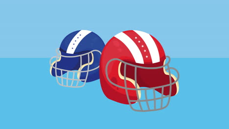 american football helmets