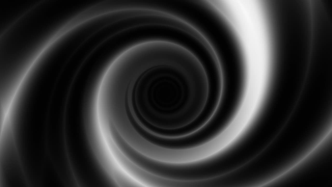 túnel de vórtice hipnótico blanco y negro