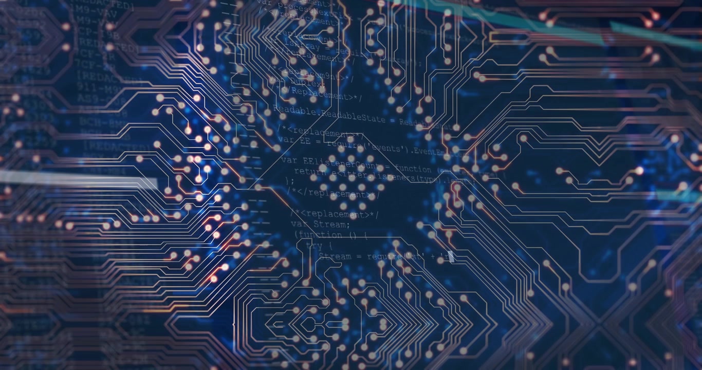 Diamantpude-array og kobberspor reagerer på lysscanning, pulserende noder afslører kodeoverlejring.