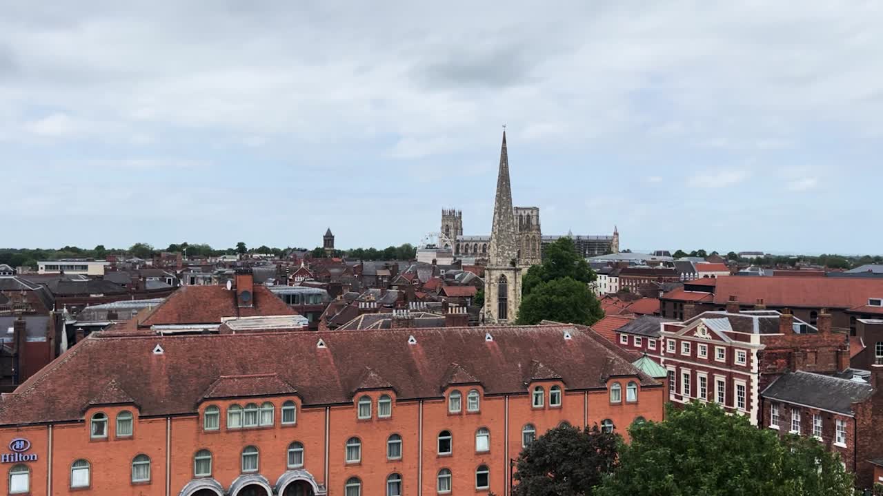 York City View from Clifford's Tower Viewpoint