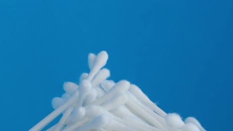hygiene products cotton buds on a blue background 4k 2025 08 05 02 27 04 utc.mov | background, beautiful, beauty, body