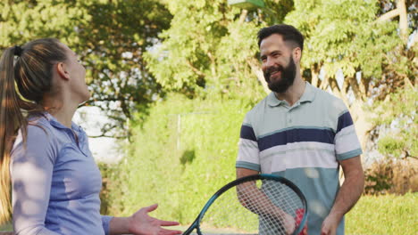 Video-of-happy-caucasian-couple-on-the-court