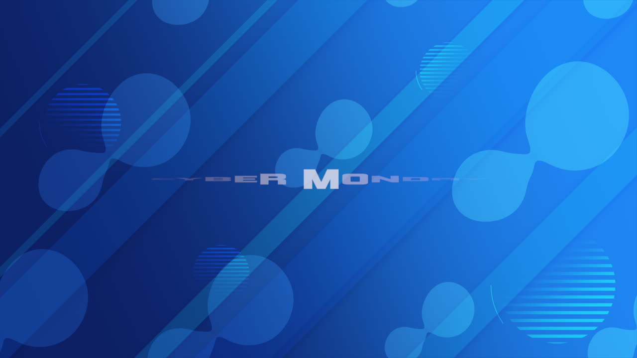 lunes cibernético con patrón de líneas y puntos de memphis