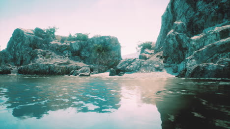 water-level-to-the-steep-coastal-cliffs-of-the-coast-of-the-sea-lagoon