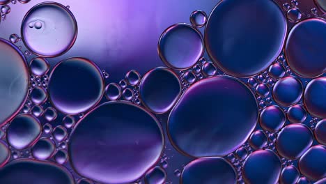 abstract colorido alimentos gotas de aceite burbujas y esferas que fluyen