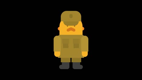 el sargento tiene un signo de exclamación.