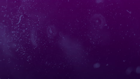 animation of white moving spots on purple background