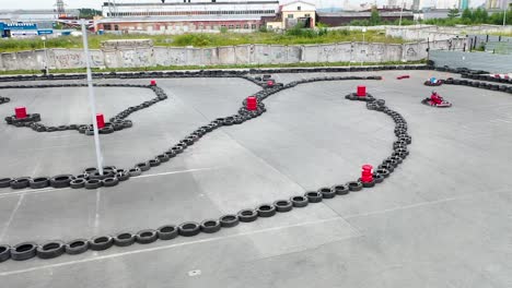 go-kart track aerial view