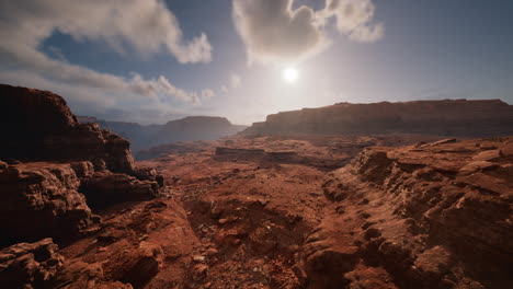 Aerial-view-of-red-rock-canyon