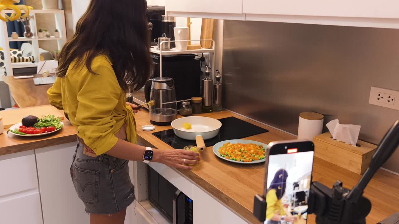 tutorial de video de cocina de verduras saludables